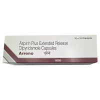 Фото Агренокс аналог Arreno (Ацетилсалиц. к-та - Аспирин плюс Дипиридамол) капсулы №30