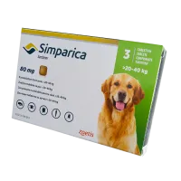 Фото Симпарика для собак 80мг 20-40кг ГЕРМАНИЯ! таблетки для перорал. пр. N3