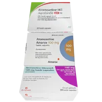 Фото Атомоксетин 100 мг Европа :: Аналог Когниттера :: Glenmark / Aurobindo/ Amarox  капс. №30