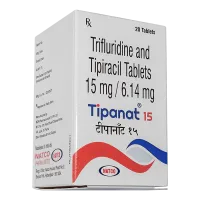 Фото Трифлуридин типирацил 15мг/ 6.14мг :: Лонсурф полный аналог :: Tipanat табл. №20
