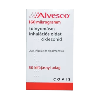 Альвеско аэроз. Циклесонид 160мкг/распыление 5мл (60 доз)