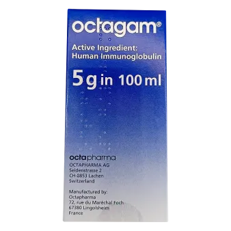 Октагам 5% 5г/100мл (50 мг/мл) , раствор для инфузий, 100 мл 1 шт.