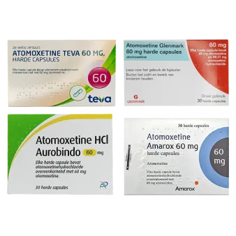 Атомоксетин 60 мг Европа :: Аналог Когниттера :: Aurobindo/ Amarox / Glenmark / Teva капсулы №28