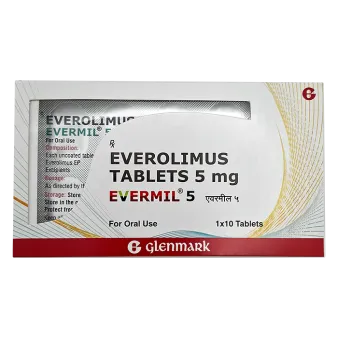 Эверолимус 10мг (Олирамус, Николимус, Афинитор аналог) :: Evermil таблетки 10мг №10
